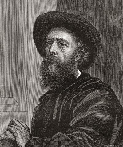 George Frederic Watts, from The Magazine of Art, published 1878 by English School